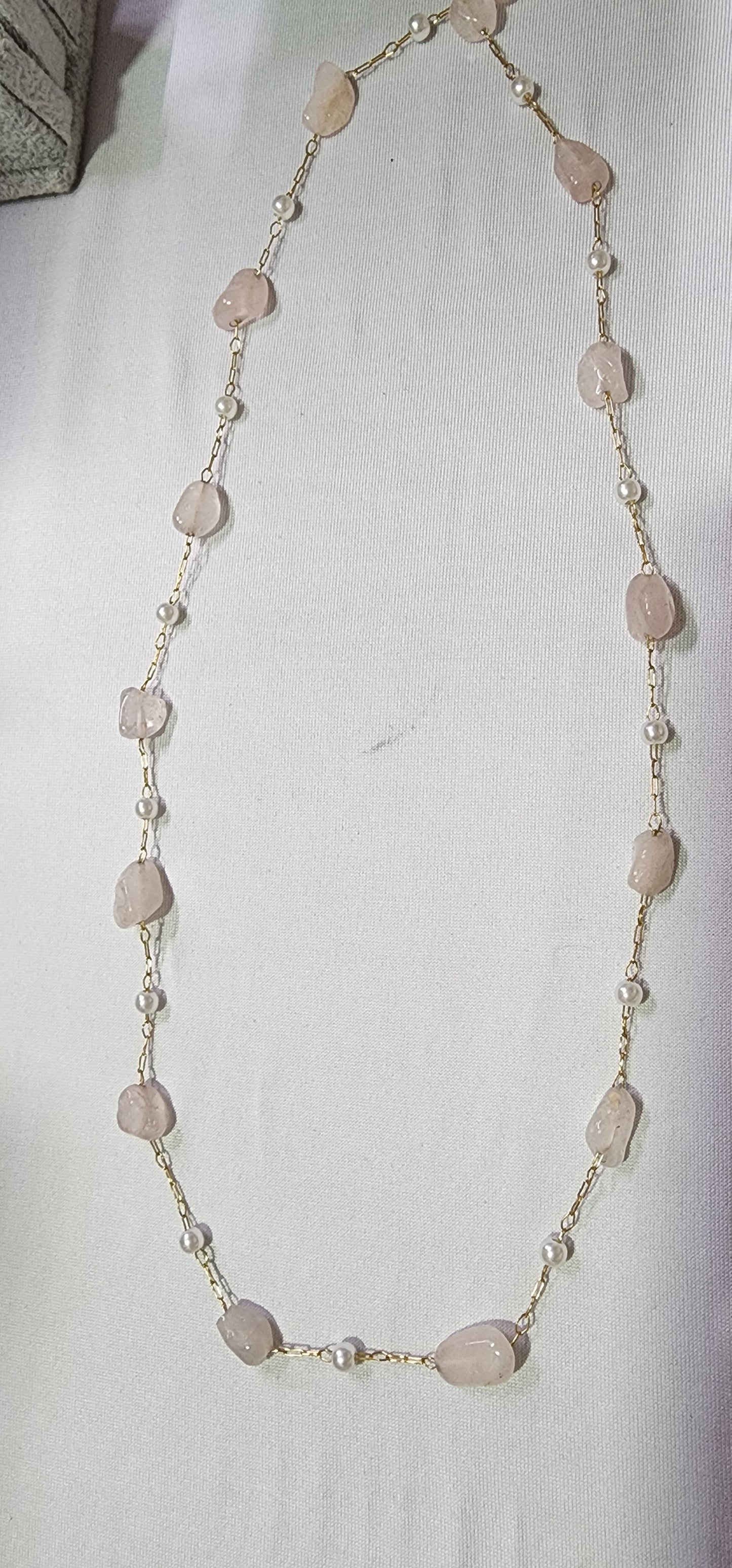Bracelet, Anklet, Necklace Natural stones Rose Quartz