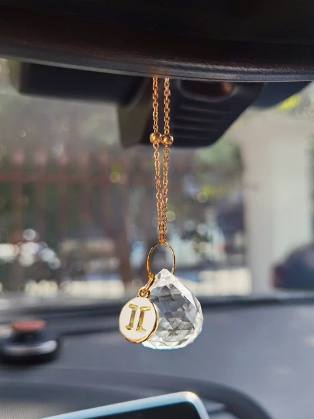 Suncatcher for the Car, bag or office with all the Zodiac.
