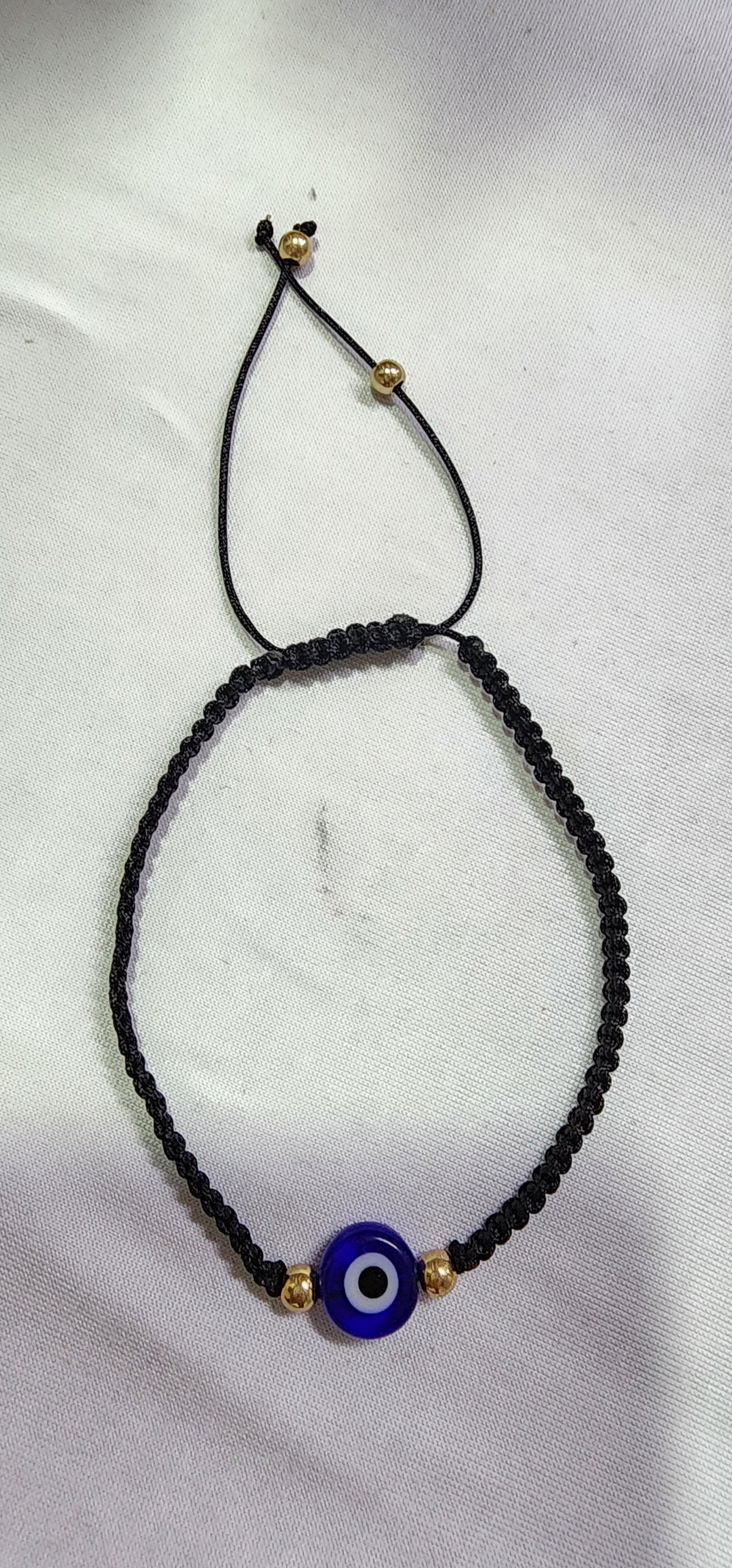 Bracelet or Anklet Evil eye style (Rope braided)