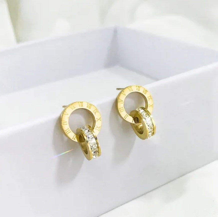 Jewelerry: Roman numerals, double ring