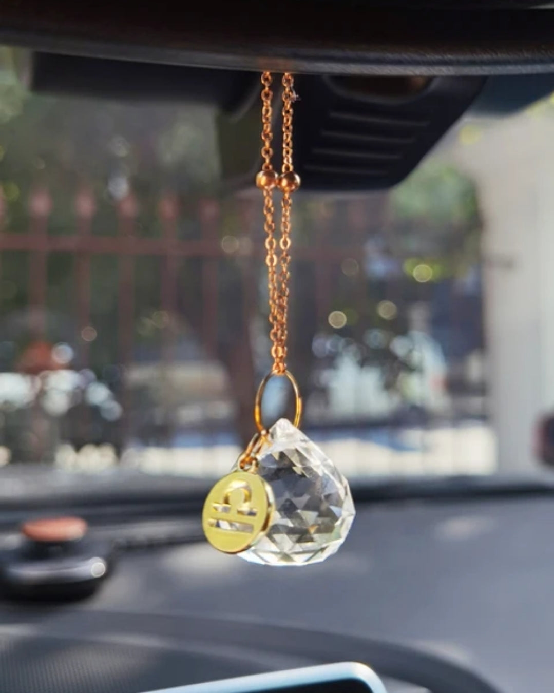 Suncatcher for the Car, bag or office with all the Zodiac.