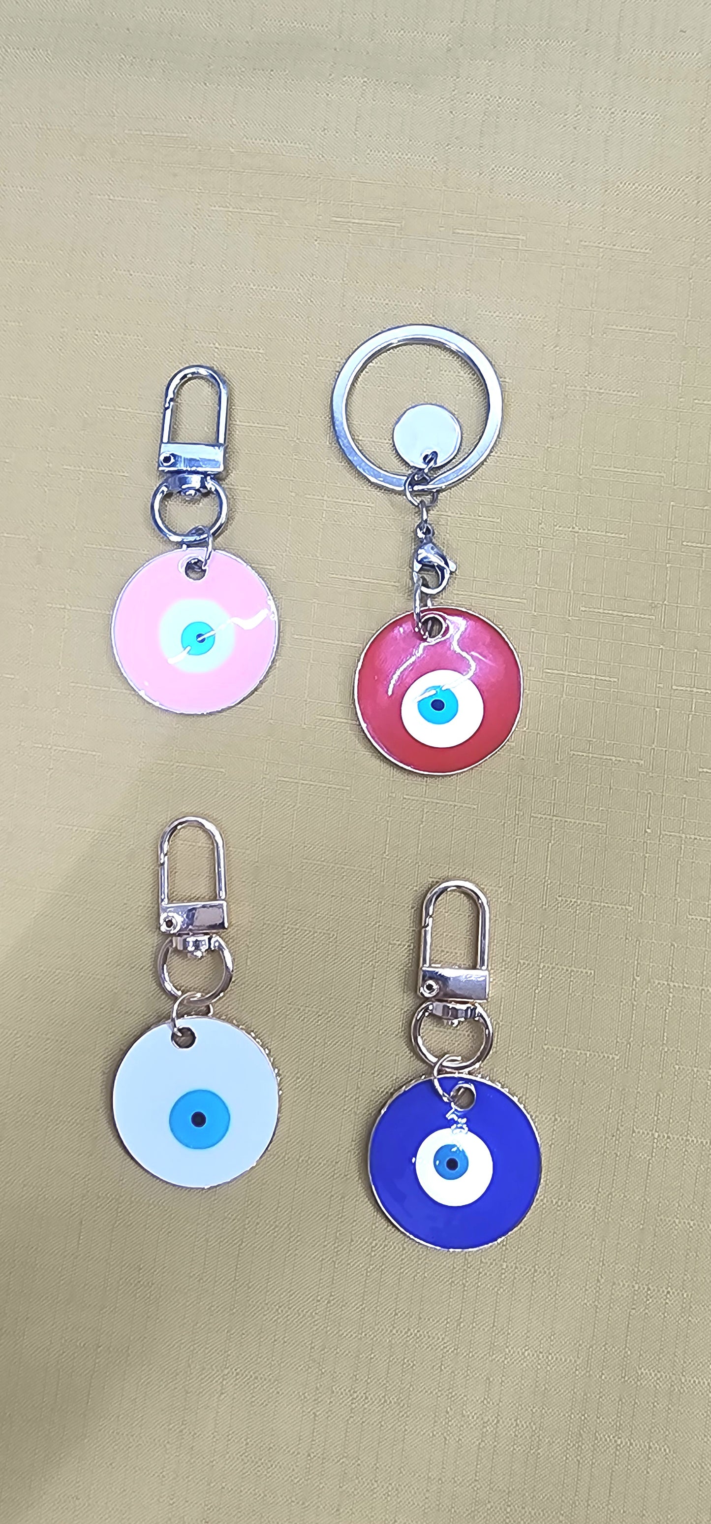 Keyrings various styles and shapes. Evil eye - protection charms