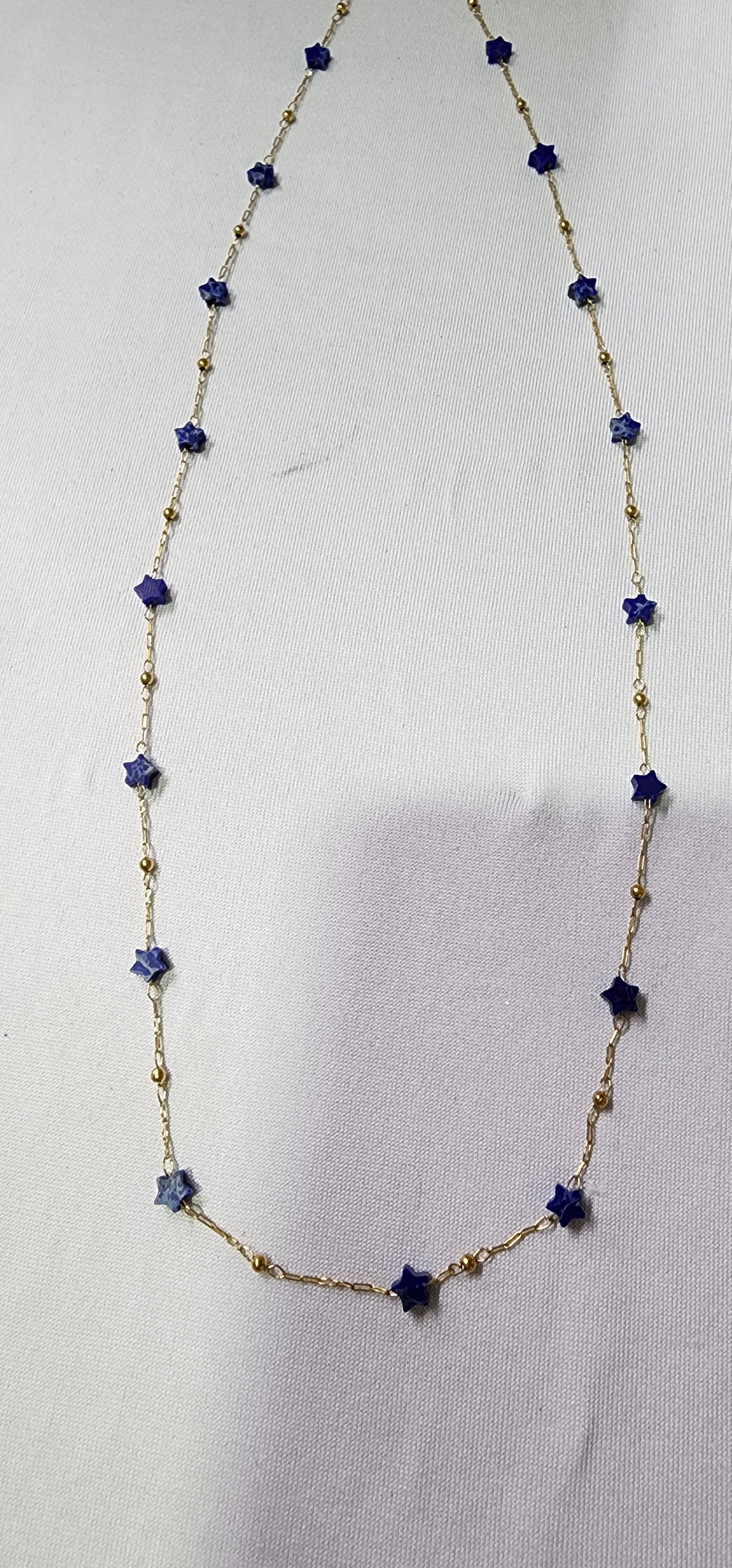 Bracelets, Necklaces or Anklets: Natural stones.