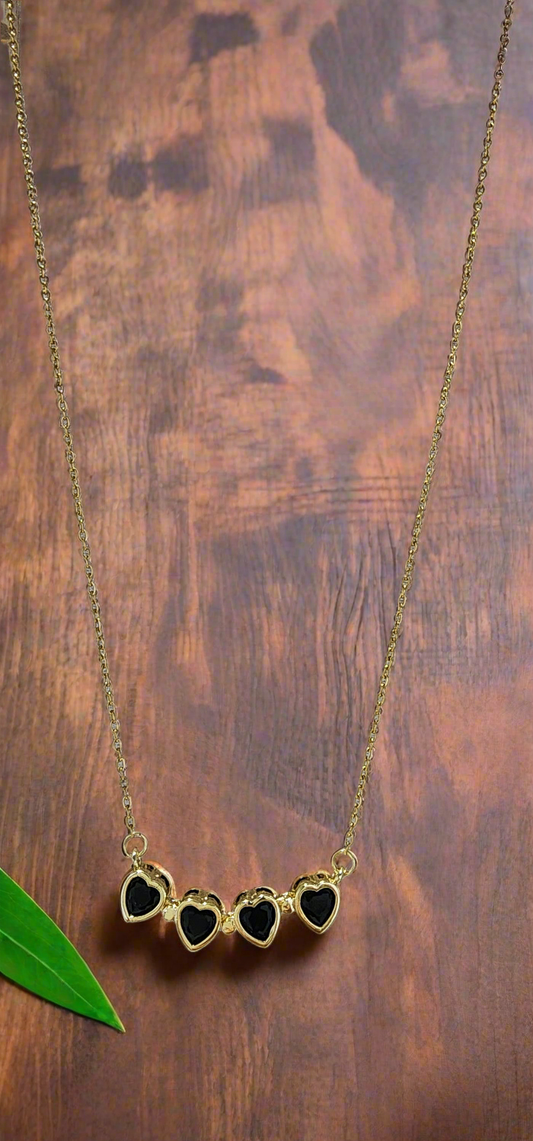 Necklaces: Double wear; as a Clove or Hearts