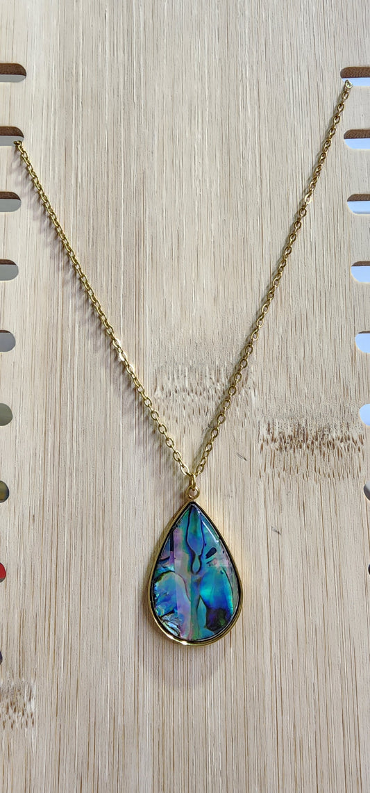 Necklaces: Abalone pendants