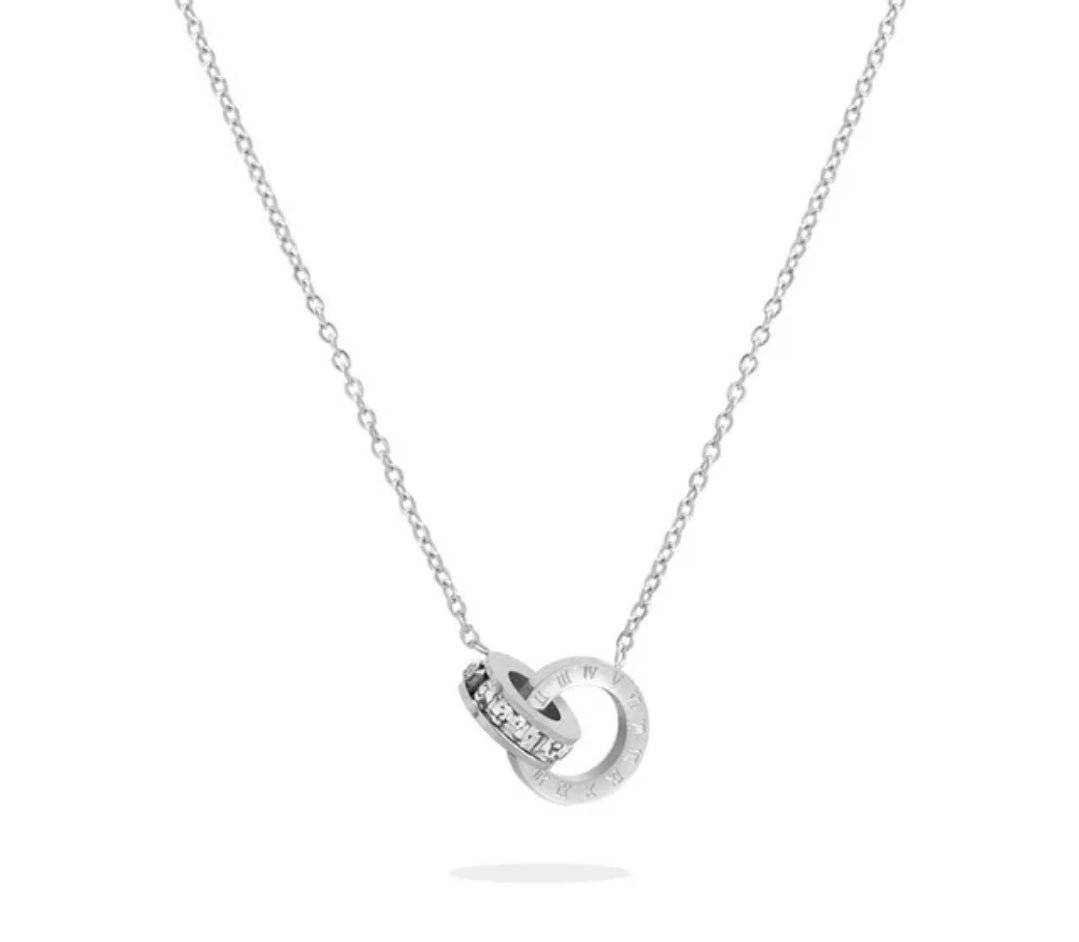 Jewelerry: Roman numerals, double ring