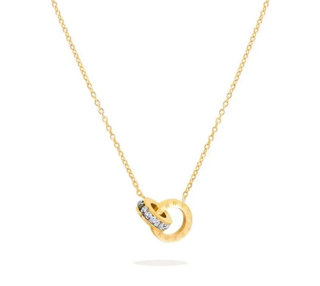 Jewelerry: Roman numerals, double ring