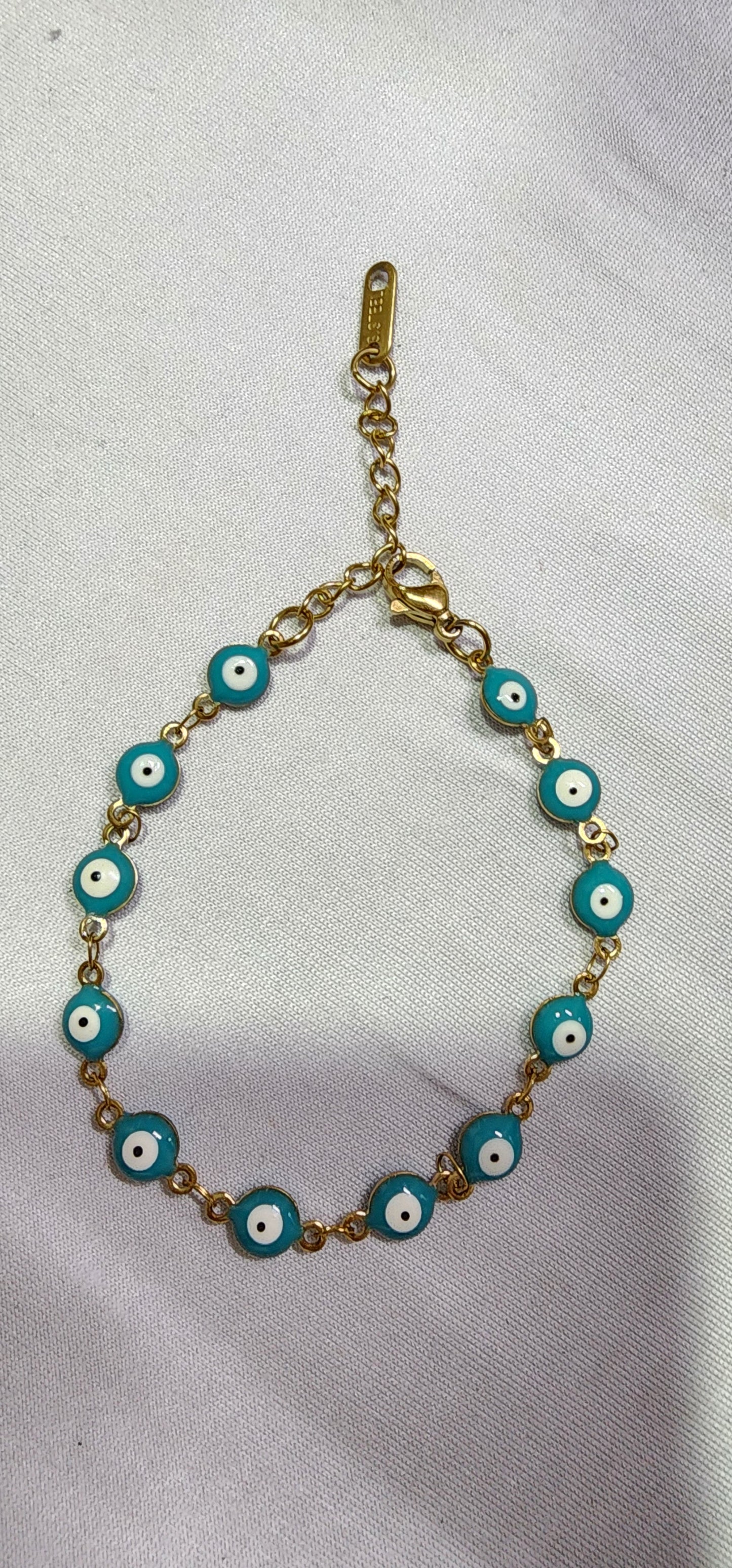 Bracelet or Anklet Evil eye style